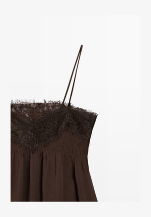 Massimo Dutti, Hemd - dark brown