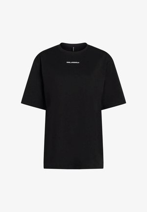 KARL LAGERFELD, KARL LAGERFELD LOUNGEWEAR TOP LOGO ATHLEISURE - Haut de pyjama - black