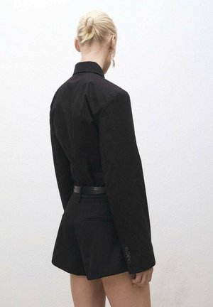 SEANTY - Button-down blouse - black