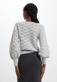 Calliope TRAFORATA - Maglione - grigio