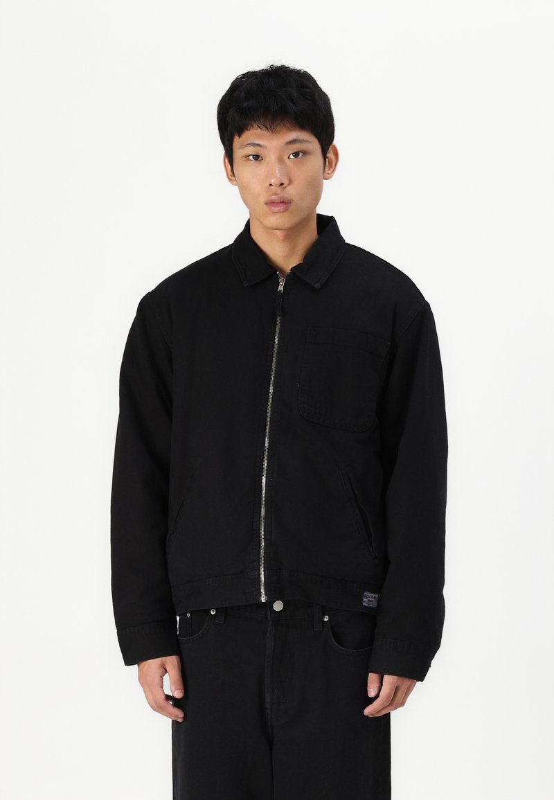 BDG Urban Outfitters REX WORKER JACKET UNISEX - Džínová bunda - black