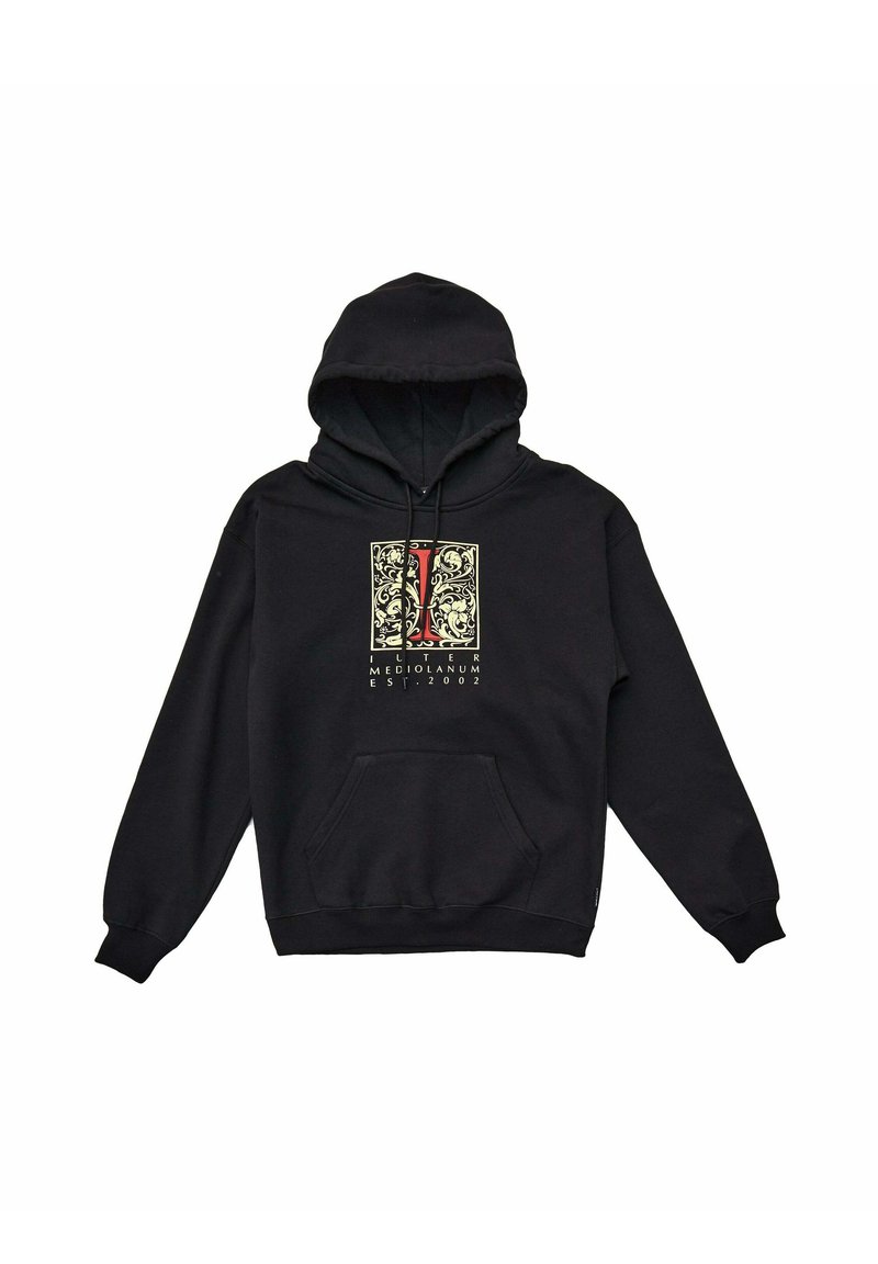 Iuter MEDIOLANUM - Felpa con cappuccio - black