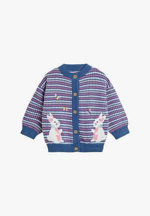 BUBBLE APPLIQUÉ - Chaqueta de punto - blue