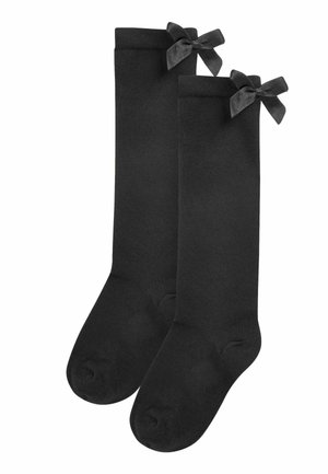 BOW 2 PACK STANDARD - Overknee kousen  - black