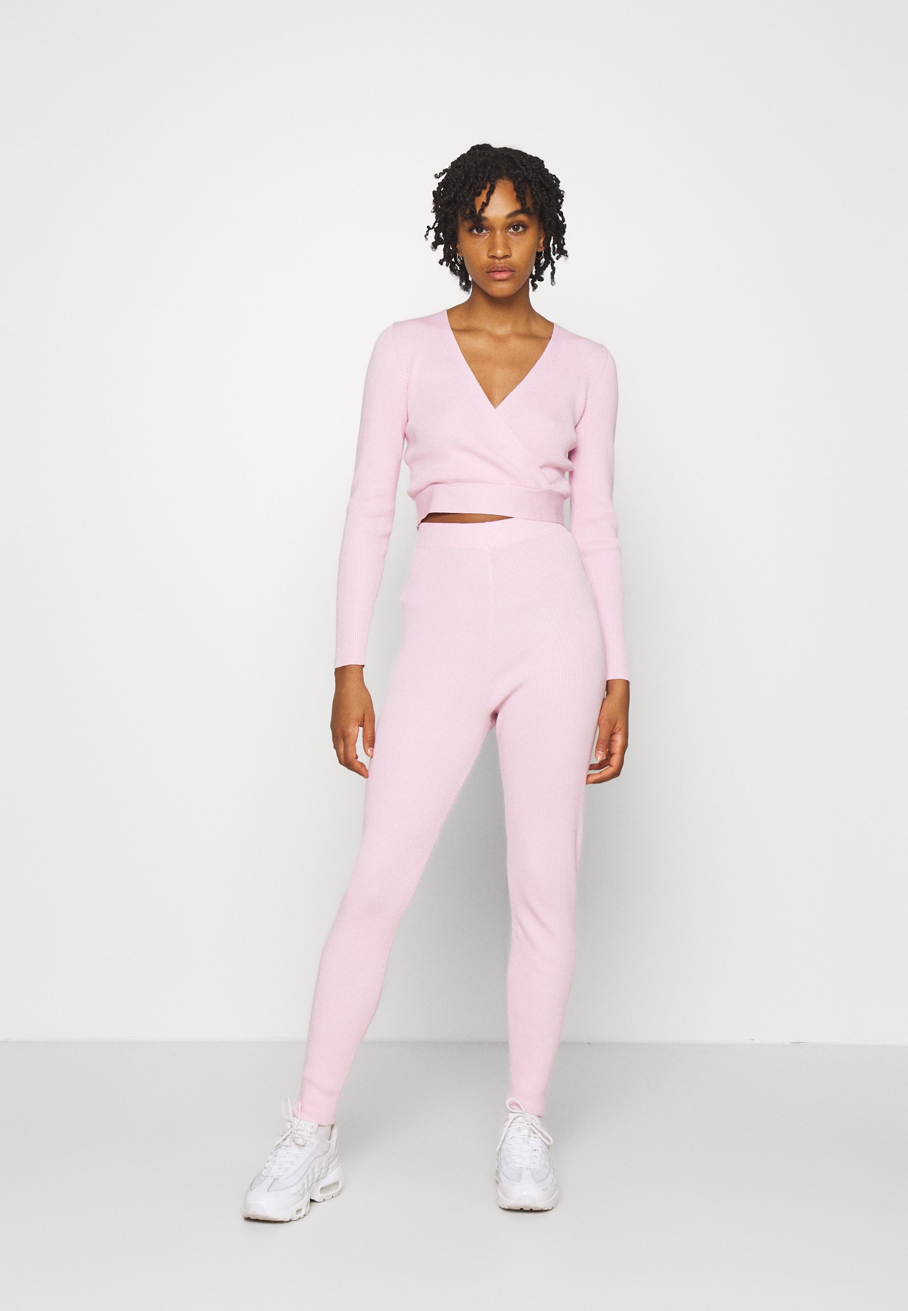 Missguided WRAP FRONT LONG SLEEVE SET 
