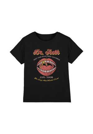 Disney, THE MUPPETS DR TEETH TOUR POSTER UNISEX - Print T-shirt - black