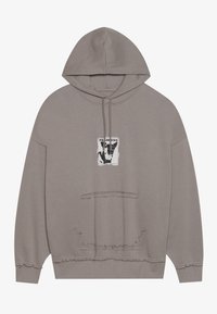 DISTRESSED HOODIE UNISEX - Džemperis su gobtuvu - grey