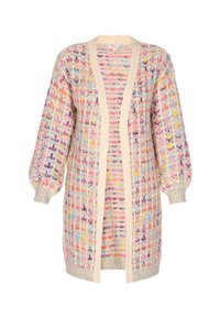 Neuletakki - wollweiss mehrfarbig