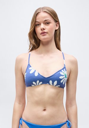 ESSENTIALS ATHLETIC - Sutien costum de baie din două piese - dutch blue