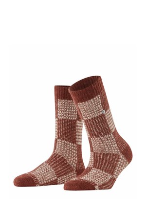 CHARMING CHECKS - Chaussettes - cinnamon