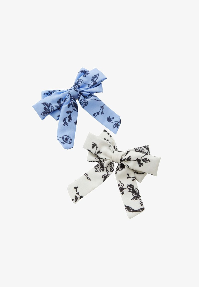 FABLE ENGLAND DELICATE FLORAL BOW CLIP 2 PACK - Hair styling accessory - blue