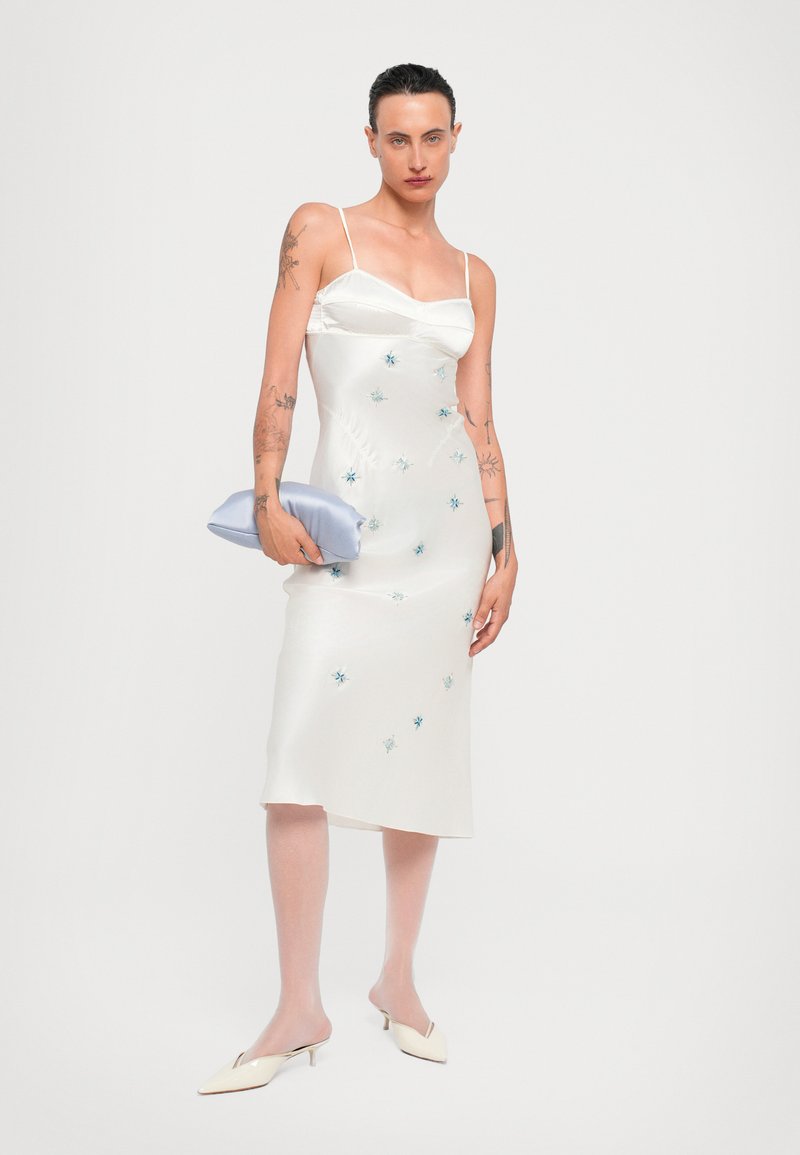 sachin and babi light blue dress Lulus - Tale to Tell Blue and Ivory Embroidered main image 1