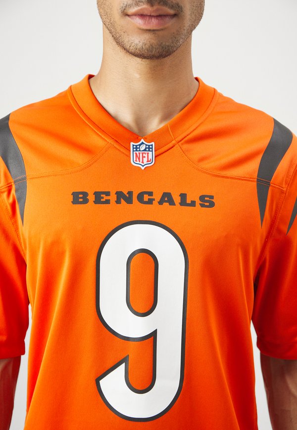 NFL JOE BURROW 9 CINCINNATI BENGALS  - Club wear - university orange3