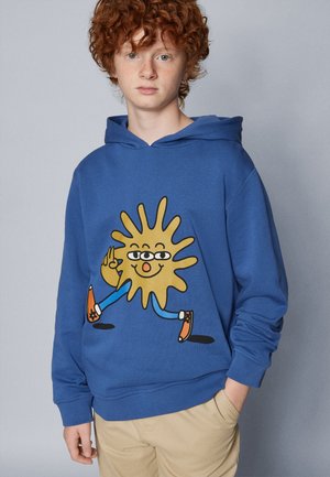 Stella McCartney Kids Felpa con cappuccio - blue