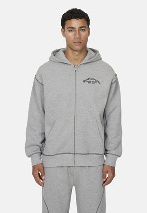 COVERLOCK - Felpa con zip - grey