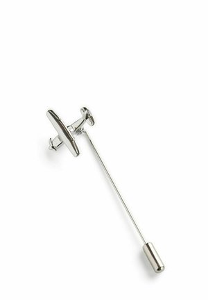 AIRPLANE LAPEL PIN - Rintakoru - silver