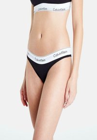 Calvin Klein Underwear BRAZILIAN ICON COTTON MODAL - Fecskék - black