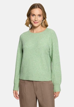 Cartoon, STRICKPULLOVER - Pullover - green melange