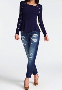 Guess Stickad tröja - blue