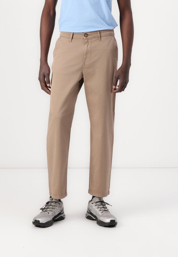 SLH LOOSE DONALD PANT - Chinos - greige