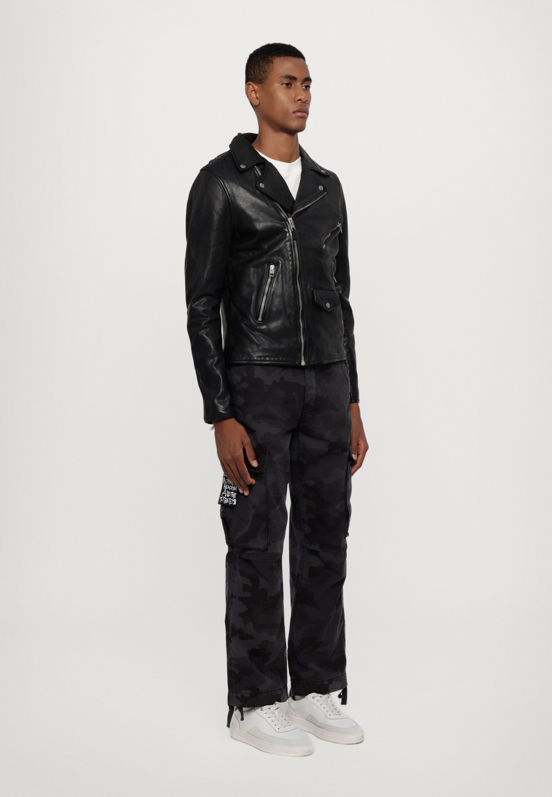 Ksubi CAPITOL JACKET - Leather jacket - black - Zalando.co.uk