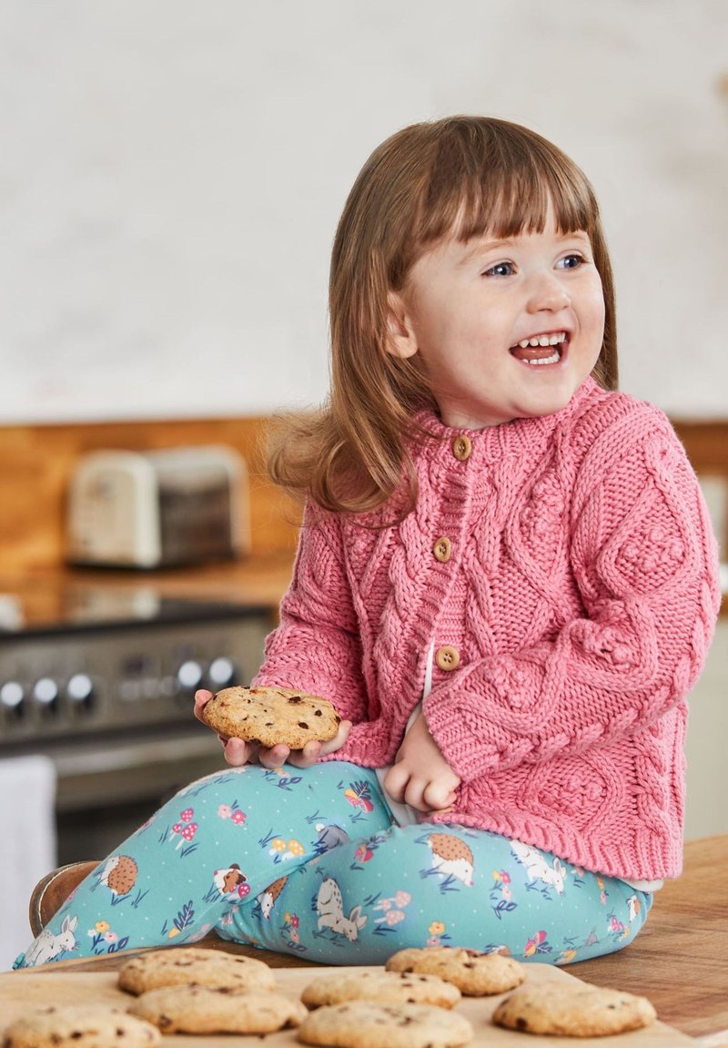 JoJo Maman Bébé - COSY CABLE  - Cardigan - pink, Forstør