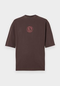 OFFICER PRINTED TEE UNISEX - T-shirt print - dark brown