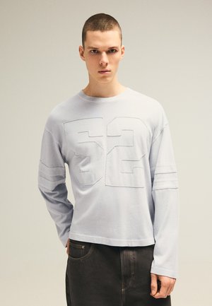Bershka, STREET HUGE SLEEVES - TSHIRT - Longsleeve - light grey
