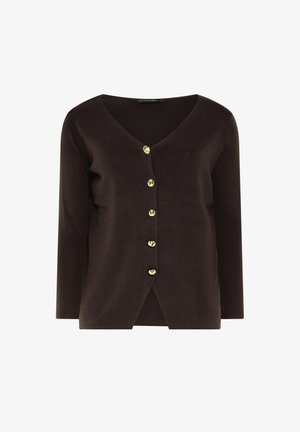 Evans, PLUS SIZE CARDIGANS - Gilet - brown