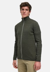 Kronstadt CABLE - Chaqueta de punto - army mix
