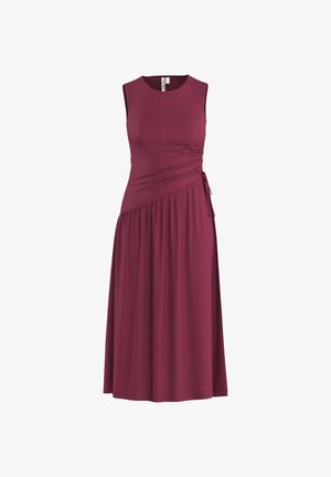 HYPEDROP, SLEEVELESS DRESS HDDANJA MIDI GATHERED - Jerseykleid - rhododendron