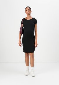 ONLY MATERNITY - OLMLOVELY LIFE DRESS 2PACK - Robe en jersey - black Image miniature 1