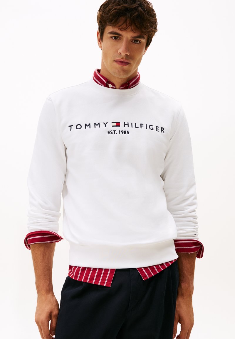 Tommy Hilfiger LOGO - Felpa - white