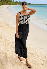 Lipsy CAMI HOLIDAY SHOP - REGULAR FIT - Maksi garuma kleita - black white