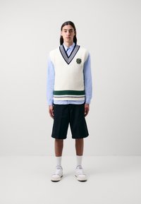 Lacoste - TENNIS HERITAGE SLEEVELESS - Maglione - lapland/navy blue/green Immagine in miniatura 1