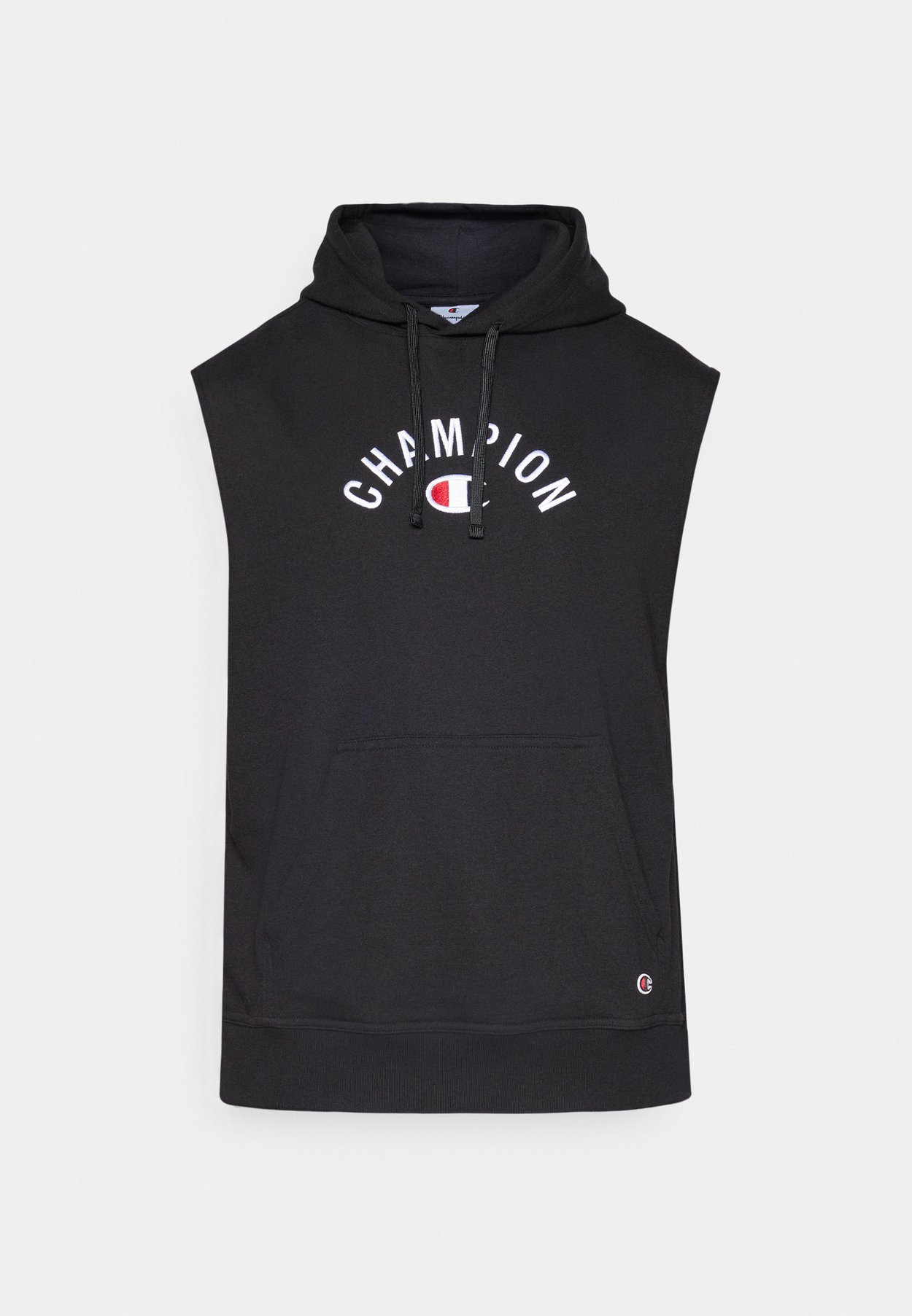 ICONS SLEEVELESS HOODIE WITH CENTRAL LOGO