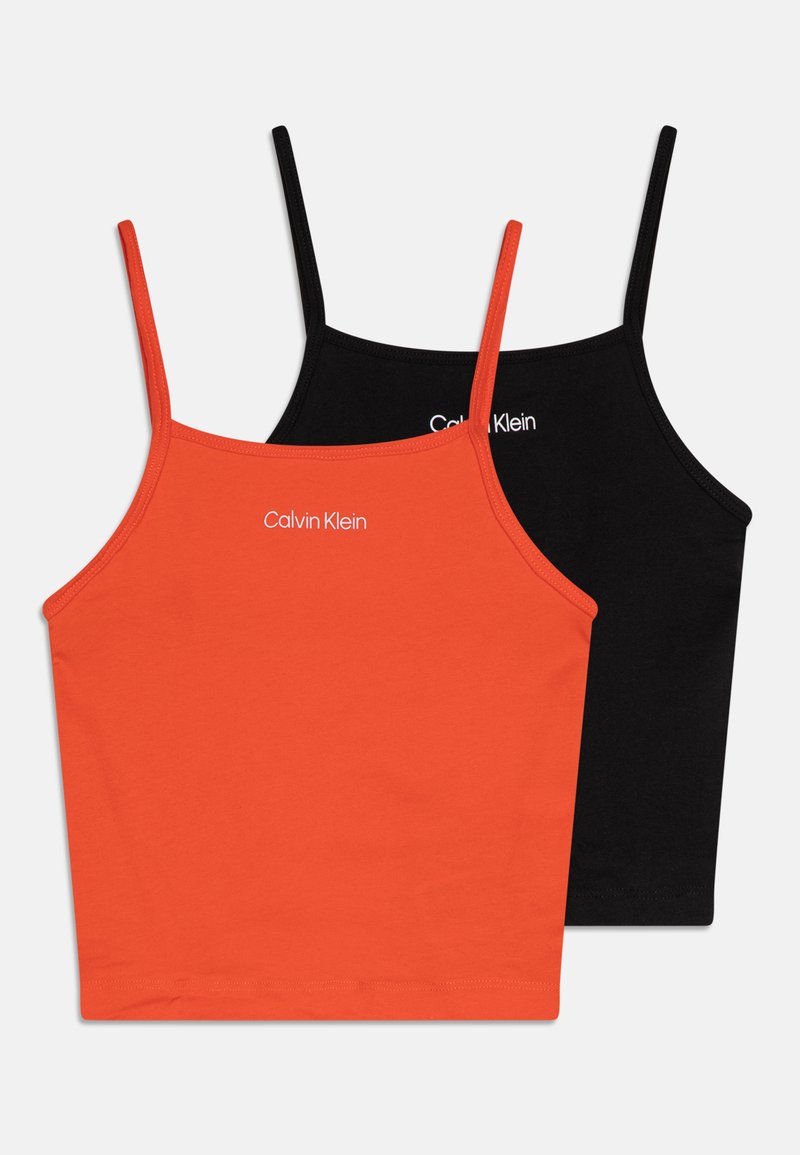 Calvin Klein Underwear 2 PACK Undershirt acidorange/black/black