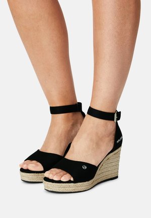 Pepe Jeans, Sandales à talons hauts - black