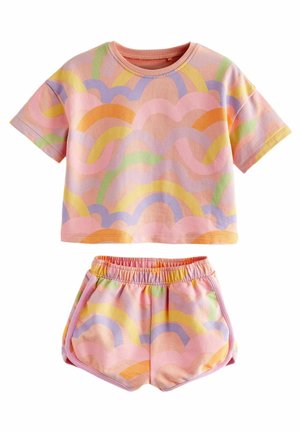 SHORT SLEEVE SET - Lühikesed püksid - orange rainbow