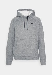 Hoodie - dark grey heather/particle grey/black