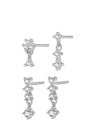 DROP SET OF 2 - Earrings - silver coloured