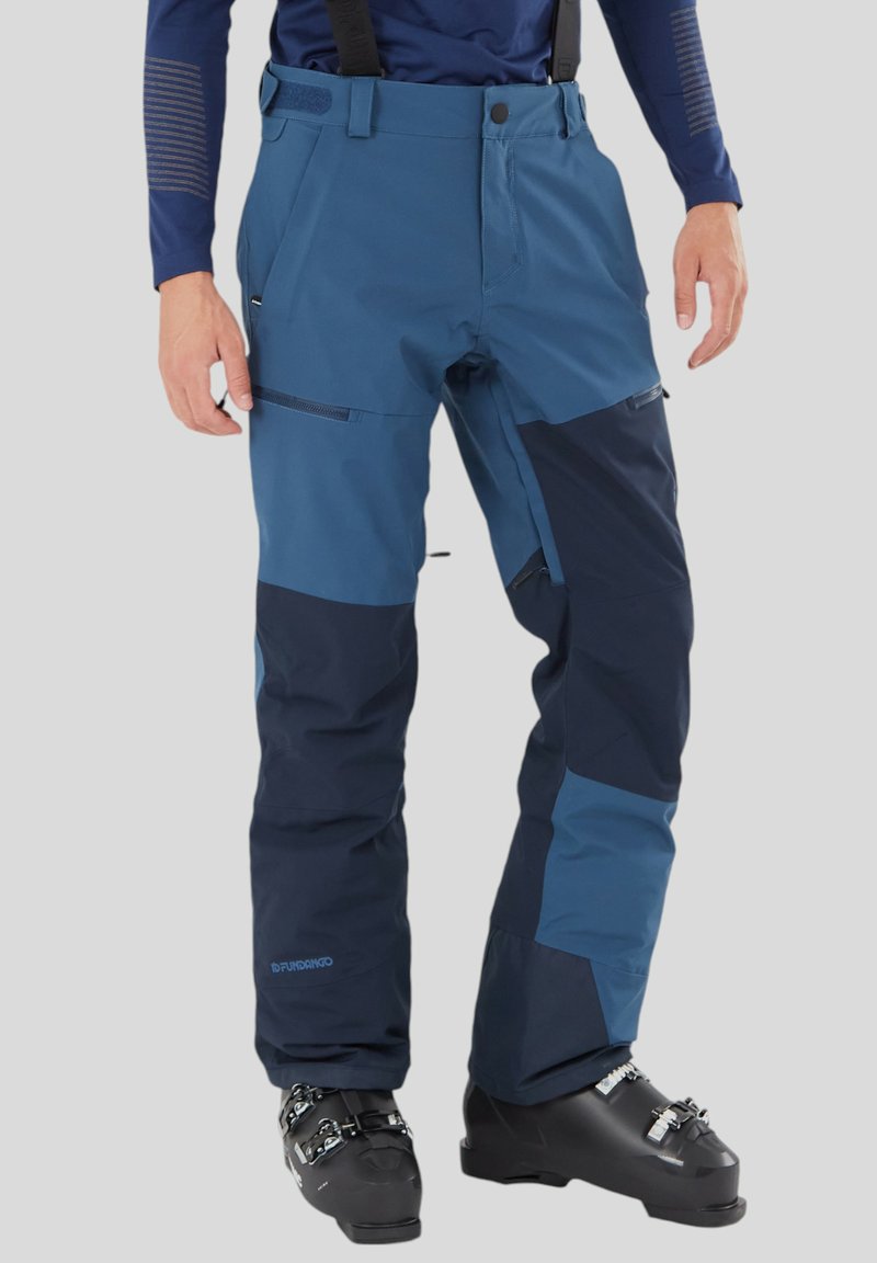 Fundango TEAK COLOURBLOCK - Pantaloni - dark turquoise