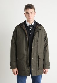 GANT DOUBLE DECKER - Korte frakker - dark sage