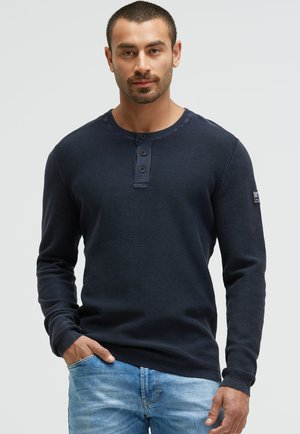 HENLEY - Jumper - blue navy