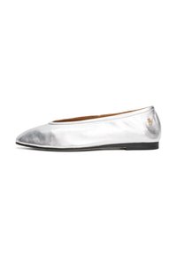 METAL NO BOW - Ballerines - silver