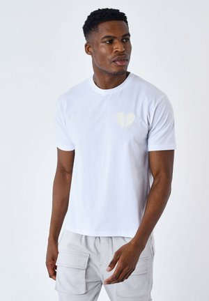 Project X Paris CŒUR BRISÉ - Camiseta estampada - blanc