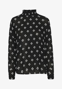 Non selezionato, black small flower print