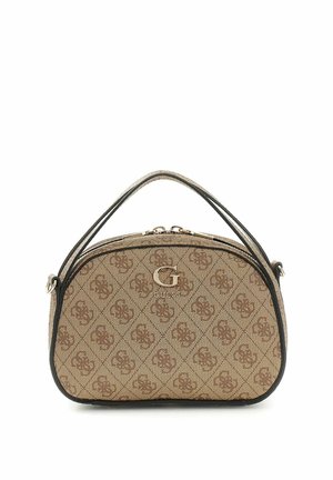 Guess, COLEEN LOGO TOP ZIP CROSSBODY - Sac à main - latte logo