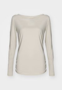 ONLHANNAH RUCHING - Pikkade varrukatega topp - pumice stone