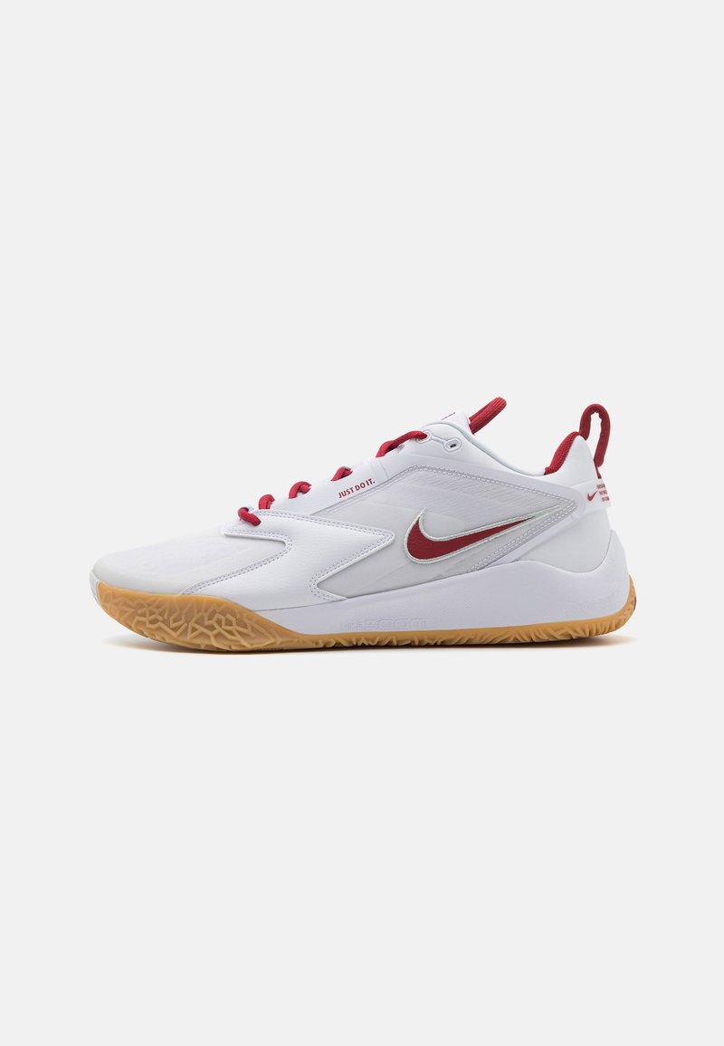 Nike Performance ZOOM HYPERACE 3 UNISEX - Volleyballsko - white/team crimson/photon dust